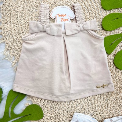  Conj Areia Laços e short Florido